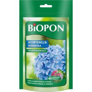 Nawóz barwiący hortensja niebieska 200g do ogrodu Biopon